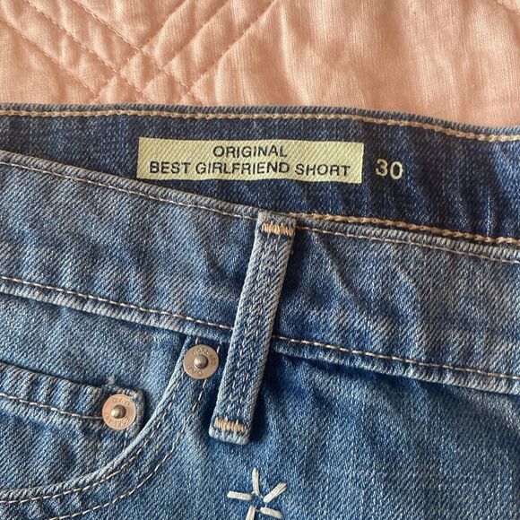NWT Gap Denim Girlfriend Shorts (size 14) - Picture 3 of 9